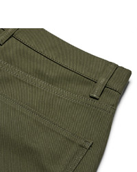 Dunhill Slim Fit Brushed Cotton Twill Chinos