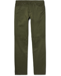 Dunhill Slim Fit Brushed Cotton Twill Chinos