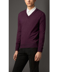 Burberry Cashmere V Neck Sweater