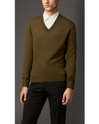 Burberry Cashmere V Neck Sweater