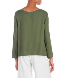 Roberto Collina Crepe Long Sleeved Pullover