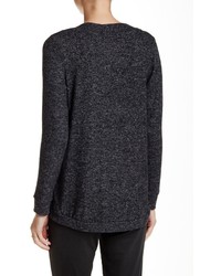 Harlowe Graham V Neck Soft Knit Fleece Sweater