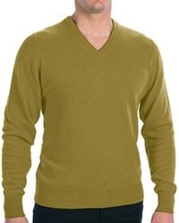 Hawick Knitwear Cashmere V Neck Sweater
