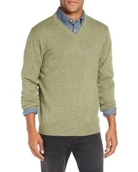 Rodd & Gunn Invercargill Wool Cashmere V Neck Sweater