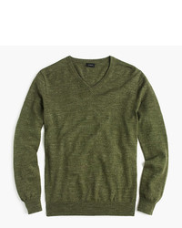 J.Crew Slim Rugged Cotton V Neck Sweater