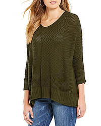 GB Slouchy V Neck Sweater