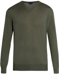 Lanvin V Neck Cashmere Sweater