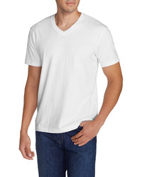 Eddie Bauer Legend Wash Short Sleeve V Neck T Shirt Classic Fit