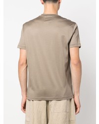 Emporio Armani Lyocell Cotton Blend T Shirt