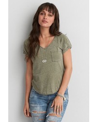 American Eagle Outfitters O Pocket T Shirt