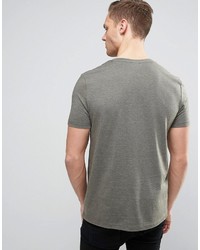 Asos T Shirt With V Neck In Green