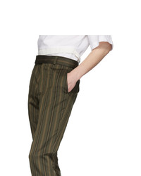 Haider Ackermann Green Skinny Classic Trousers