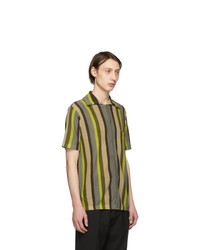 Cmmn Swdn Green Knitted Wes Shirt