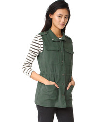 Cupcakes And Cashmere Alvy Military Vest