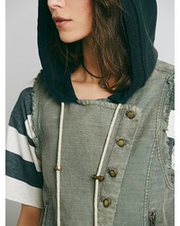 Free People Knit Hooded Vest
