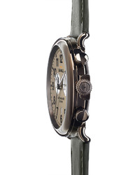 Shinola 47mm Runwell Chronograph Watch Green
