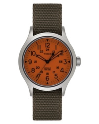 TimexR ARCHIVE Timex Archive Scout Reversible Canvas Strap Watch