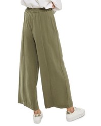Topshop Belted Wide Leg Trousers