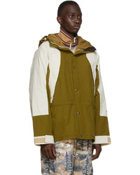 Gucci Green Beige The North Face Edition Lightweight Techno Jacket