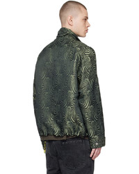 Song For The Mute Green Jacquard Jacket