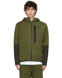 Nike Green Nsw Tech Essentials Repel Hooded Jacket