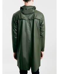 Rains Green Parka Jacket