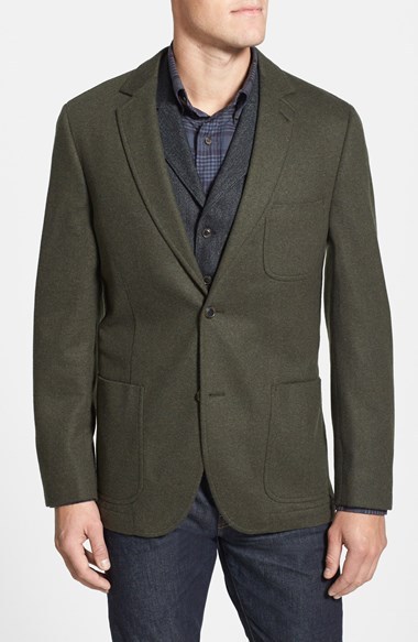 Flynt Regular Fit Italian Wool Jersey Blend Sport Coat, $450 ...