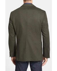 Flynt Regular Fit Italian Wool Jersey Blend Sport Coat