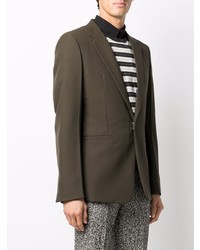 Givenchy Single Breasted Wool Blazer