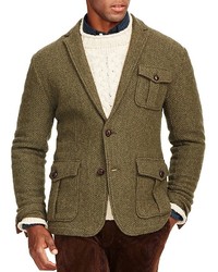 Polo Ralph Lauren Wool Sweater Blazer 100% Bloomingdales