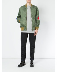 Facetasm Zipped Bomber Jacket