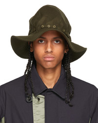 Olive Wool Bucket Hat