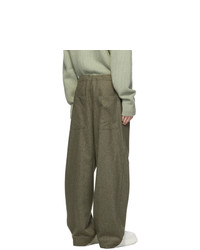 Jil Sander Green Trousers