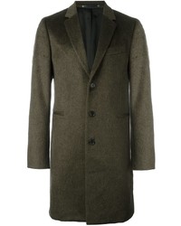 Paul Smith Ps By Single Breasted Fitted Coat