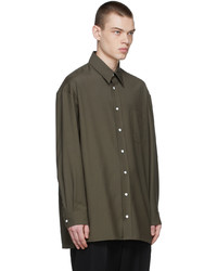 UNIFORME Khaki Virgin Wool Shirt