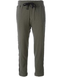 Haider Ackermann Lateral Stripe Cropped Track Pants