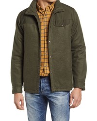 Fjallraven Canada Padded Wool Blend Jacket In Deep Forest At Nordstrom