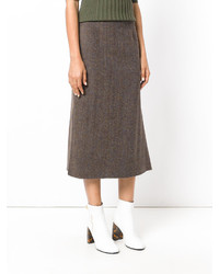 Maison Margiela Tweed Style Skirt
