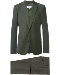 Olive Wool Suit