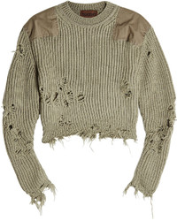 Yeezy Distressed Wool Pullover
