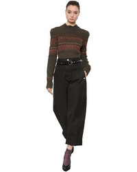 Etoile Isabel Marant Lurex Wool Jacquard Sweater
