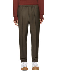 Acne Studios Green Ryder Trousers