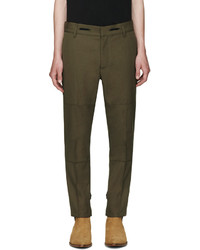 Marc Jacobs Green Twill Strictly Trousers
