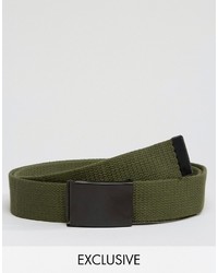Olive Woven Belt