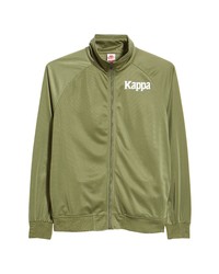Kappa Authentic Angost Track Jacket In Green Pink Peach White At Nordstrom