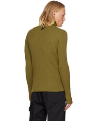 1017 Alyx 9Sm Green Zip Up Sweater