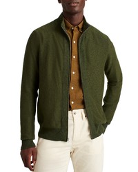 Bonobos Herringbone Full Zip Sweater Jacket