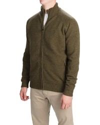 Barbour Wool Zip Cardigan Sweater