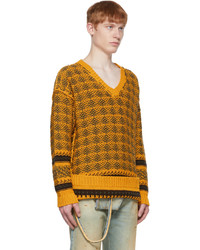 Maison Margiela Yellow Cotton Sweater