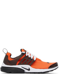 Nike Orange Air Presto Sneakers